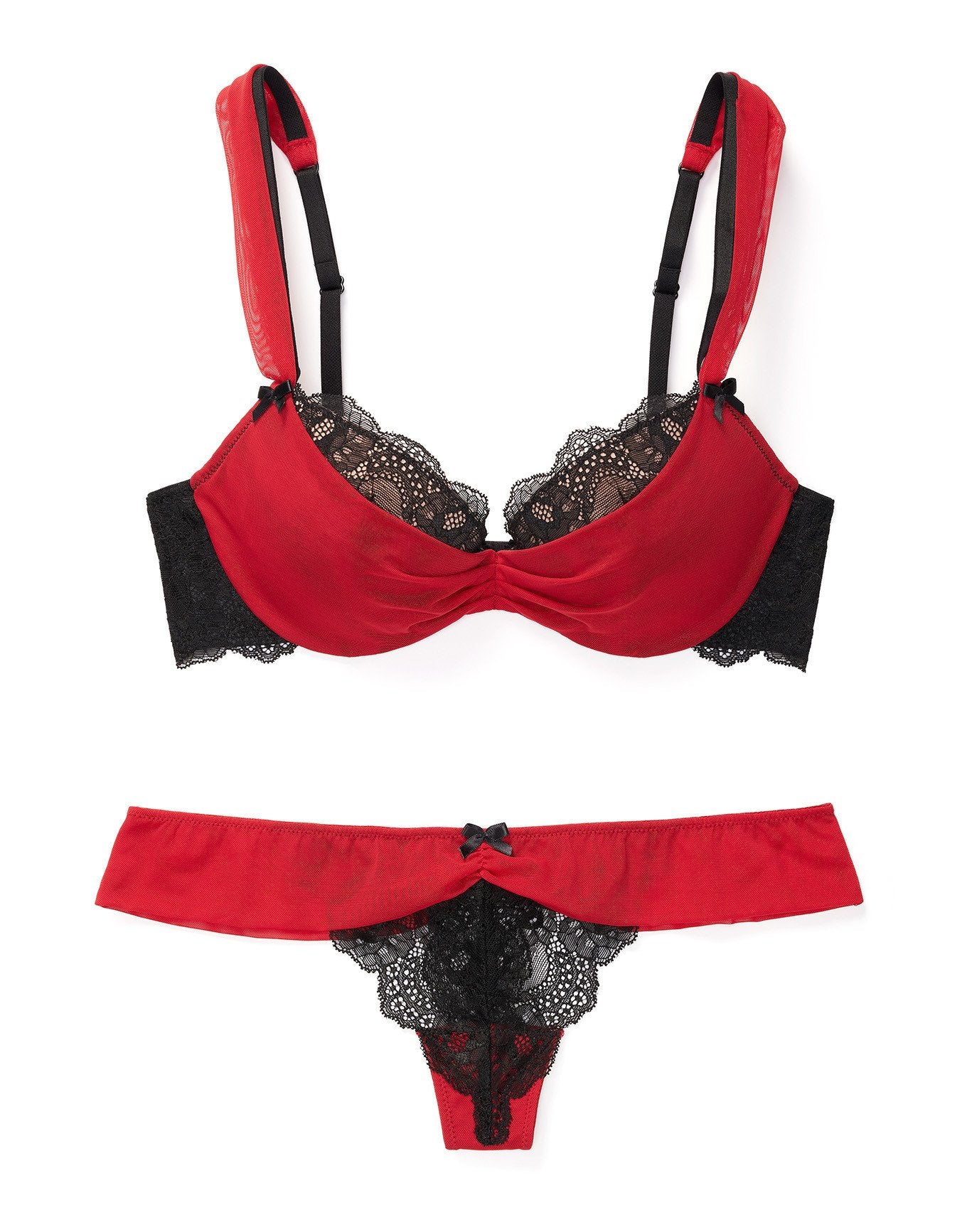 Clairabelle Push Up Red