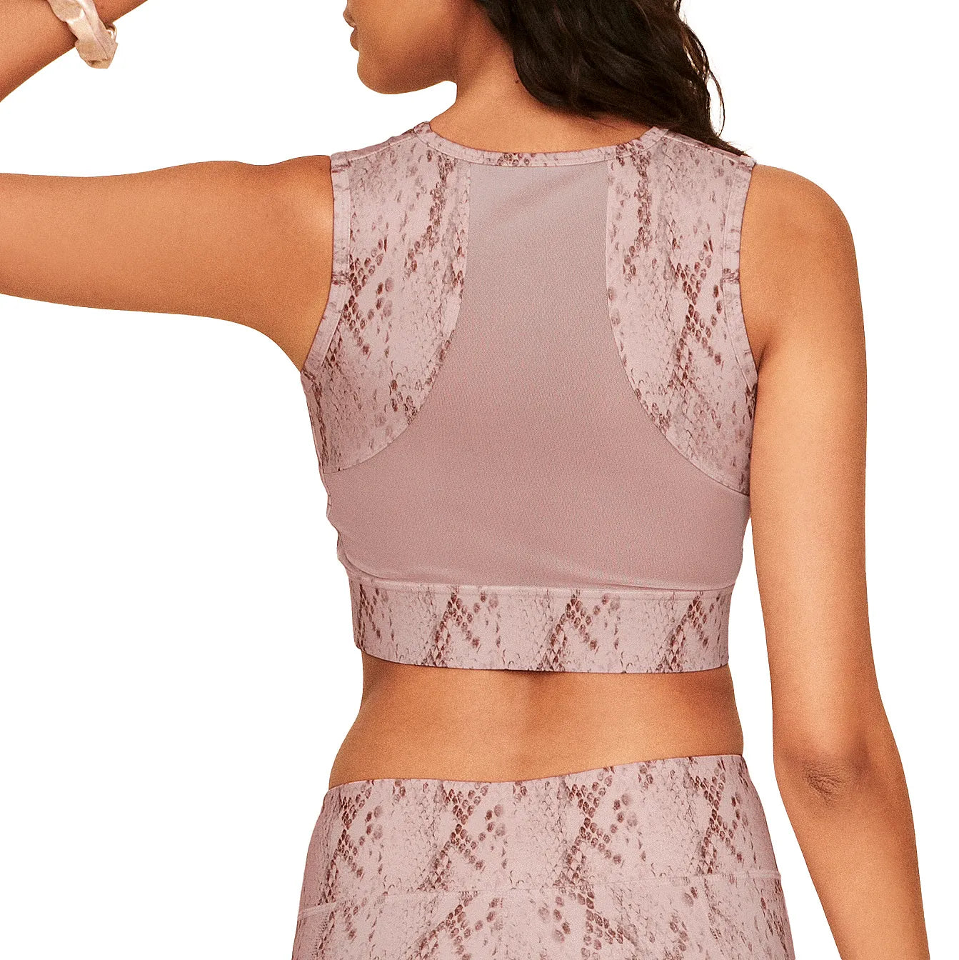 Axelle Sports Bra Contour Print