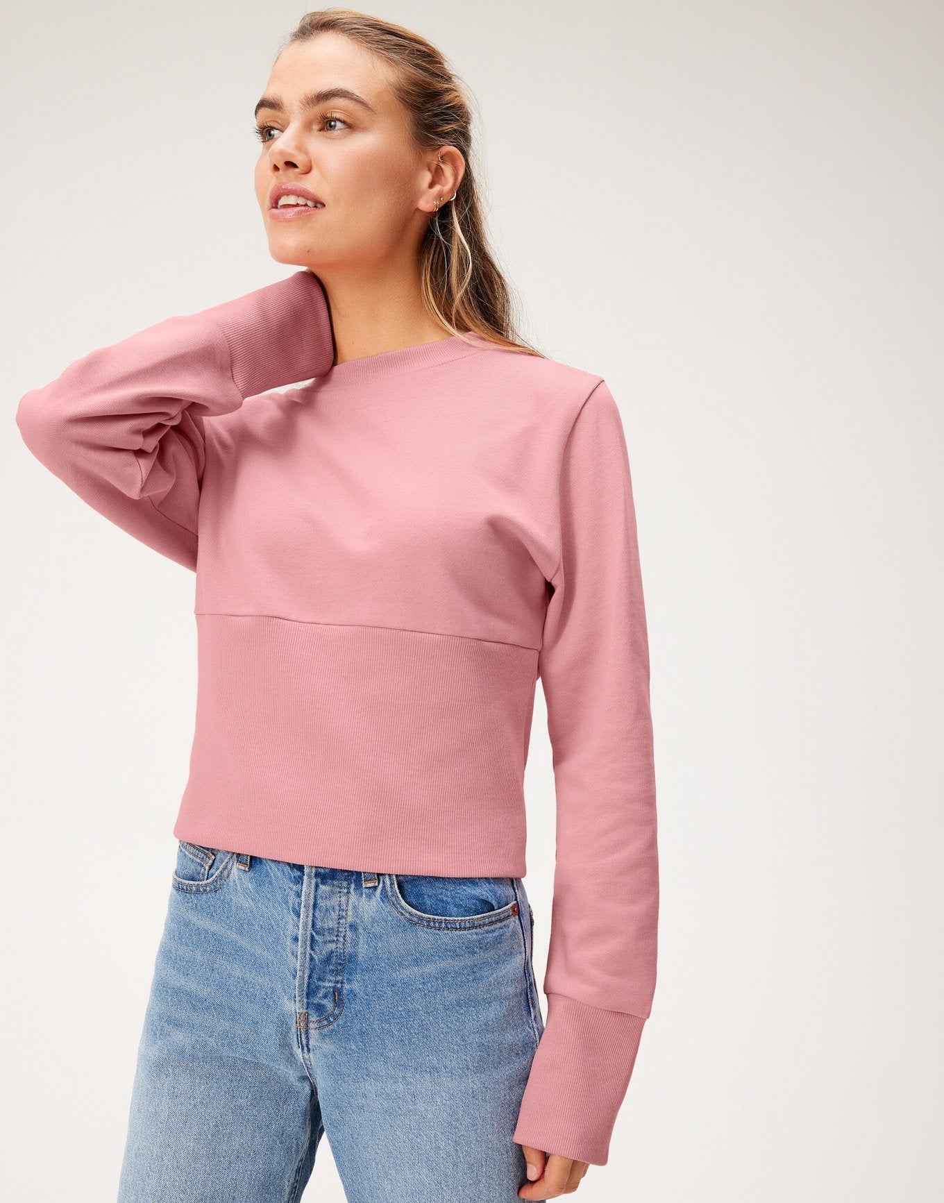 Rose Sweatshirt Pink