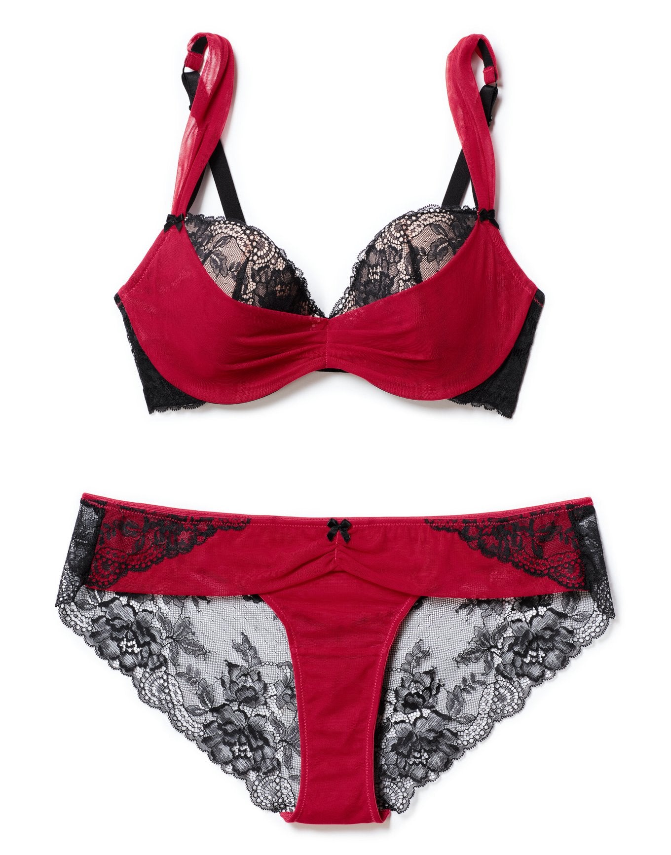 Clairabelle Push Up Red