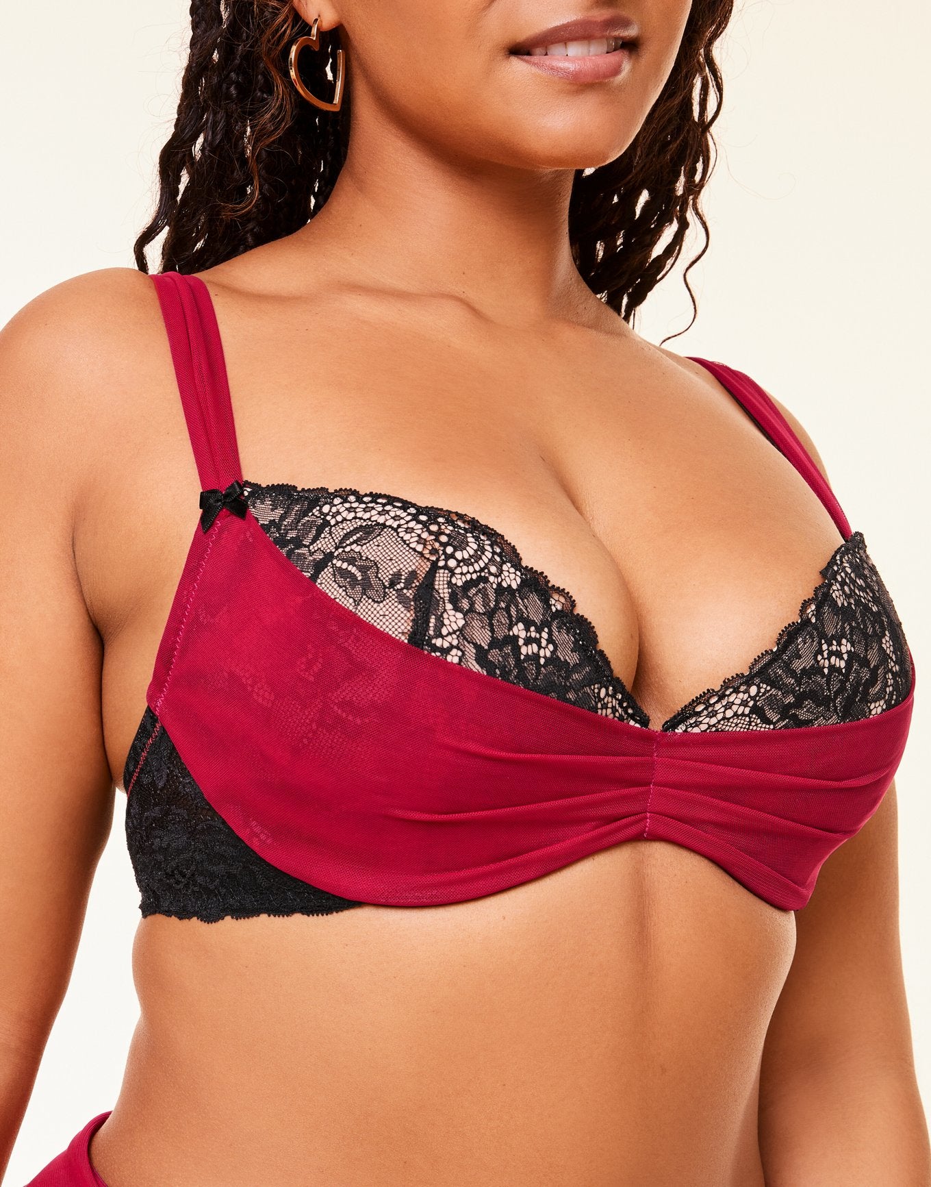 Clairabelle Push Up Red