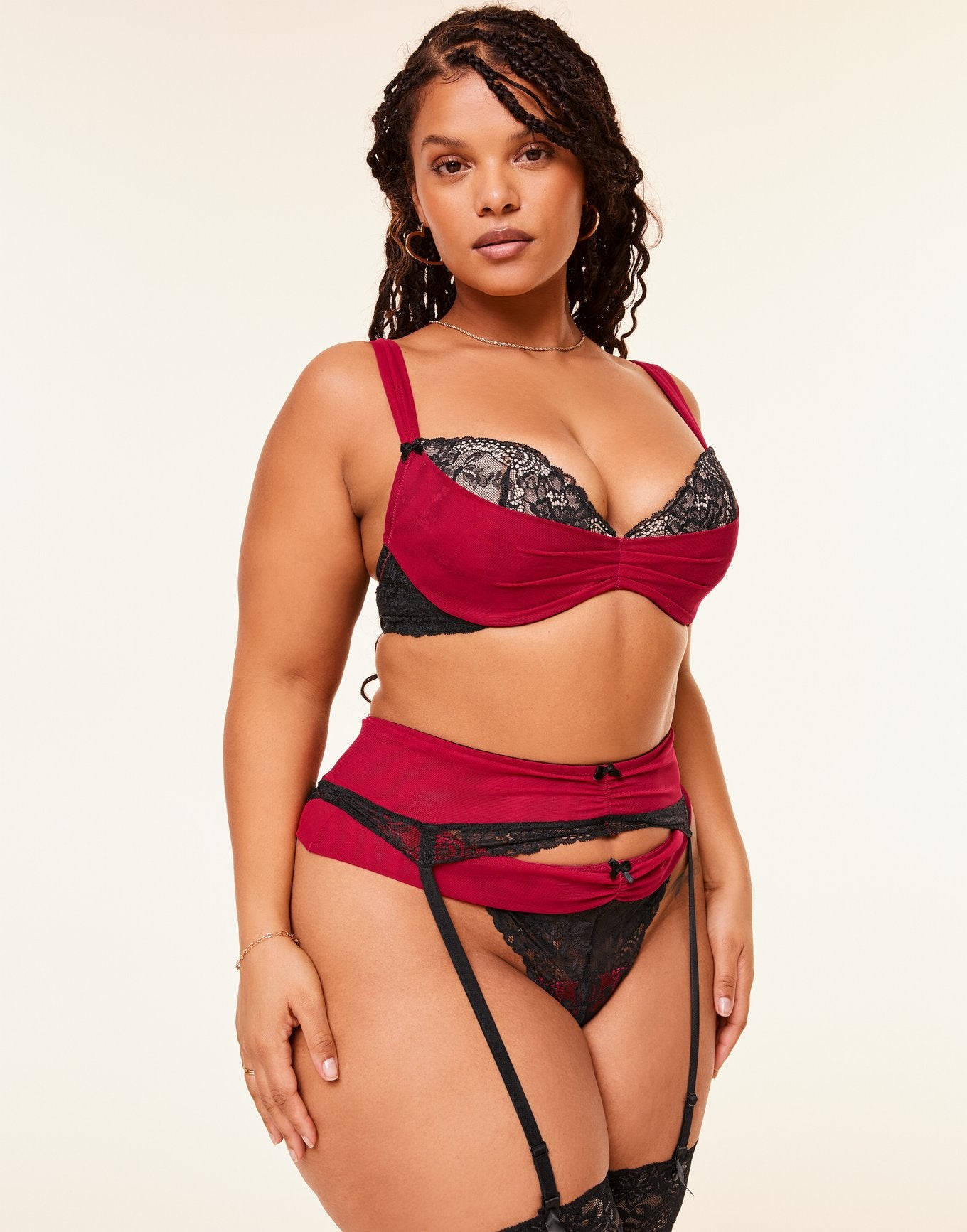 Clairabelle Push Up Red