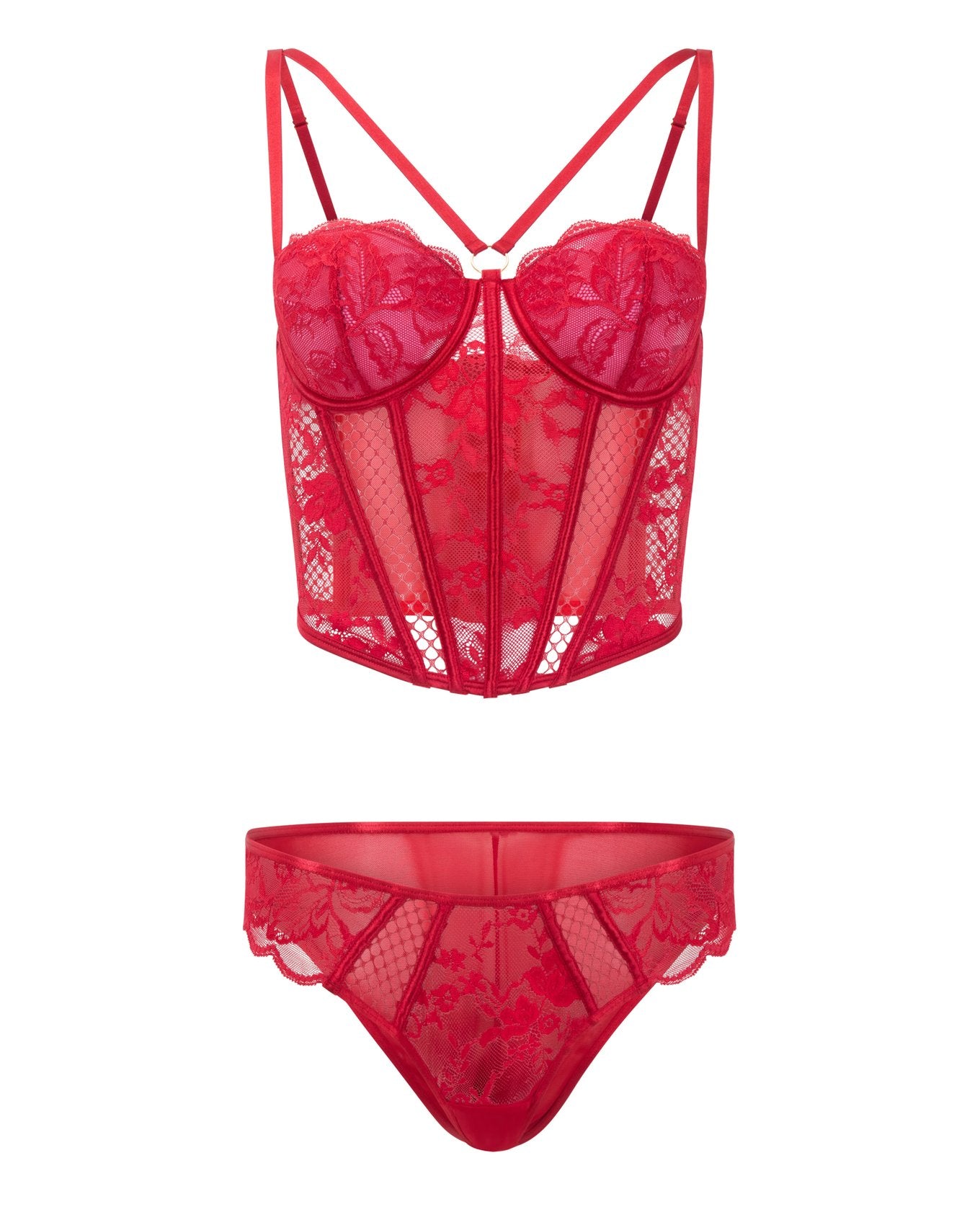 Dominika Lined Red