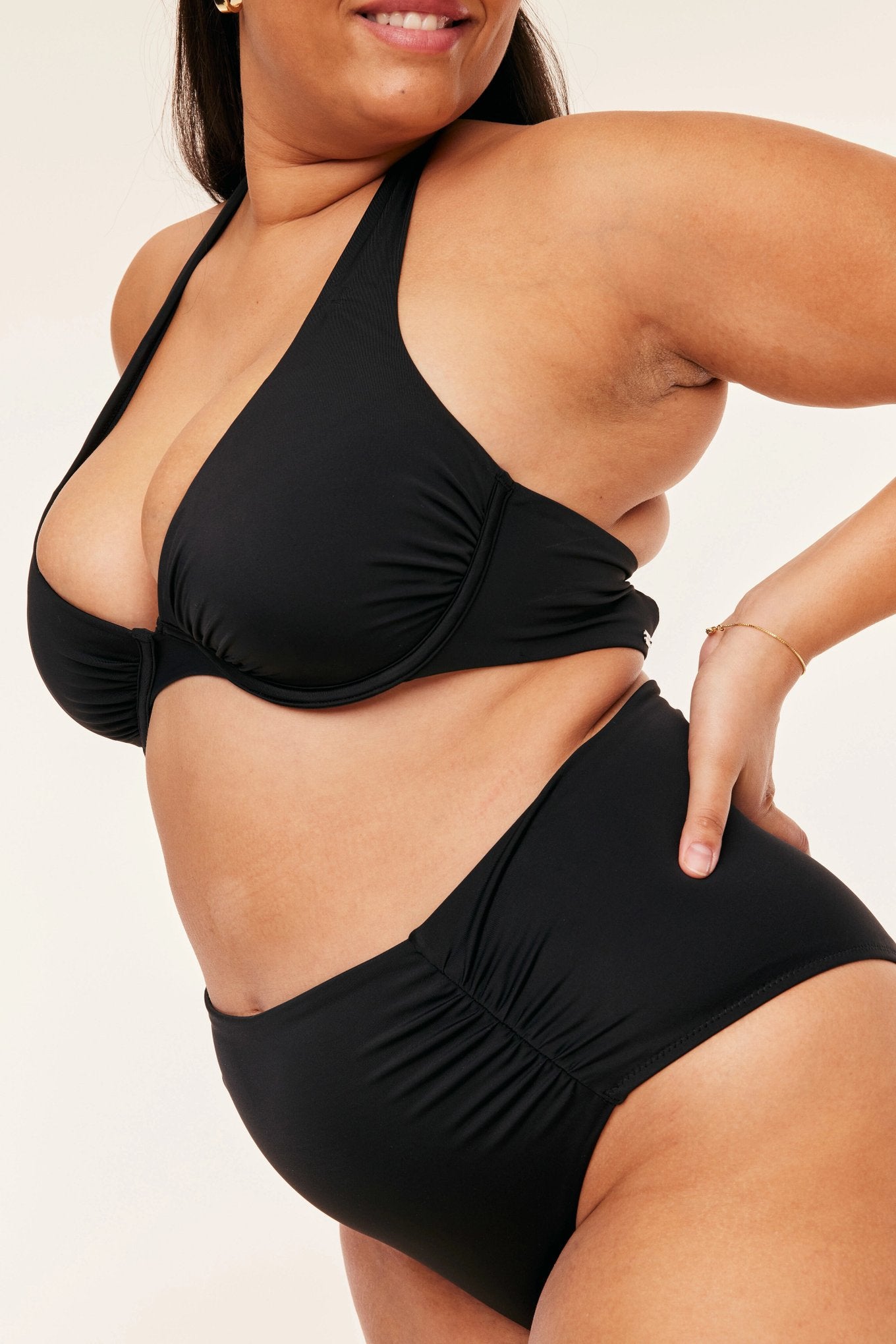 Bobbie Lined Black