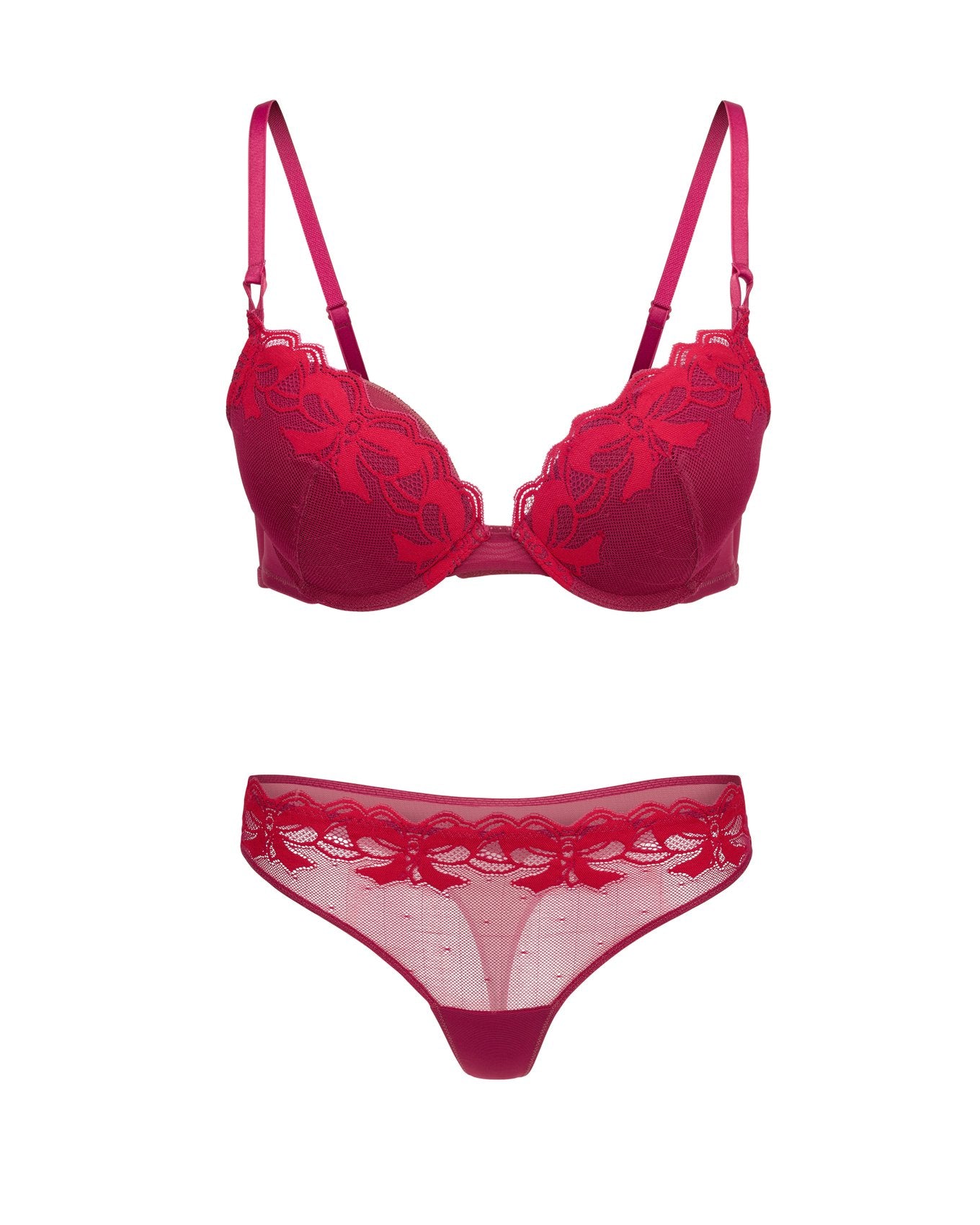 Audrina Push Up Red