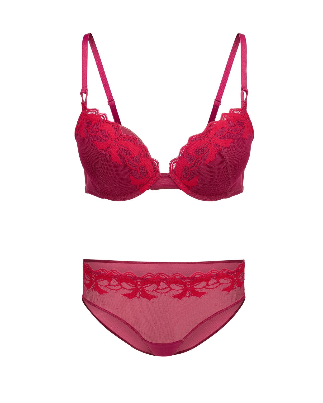 Audrina Push Up Red