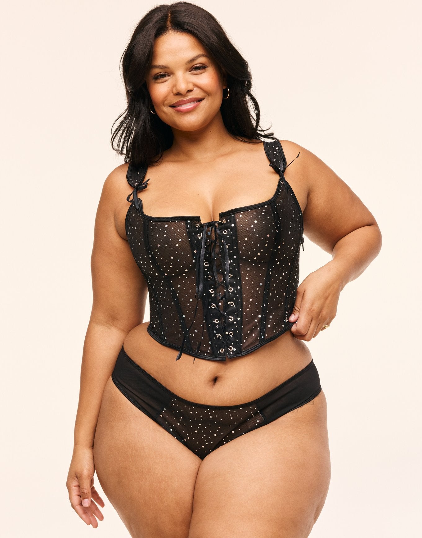 Diamond Unlined Black