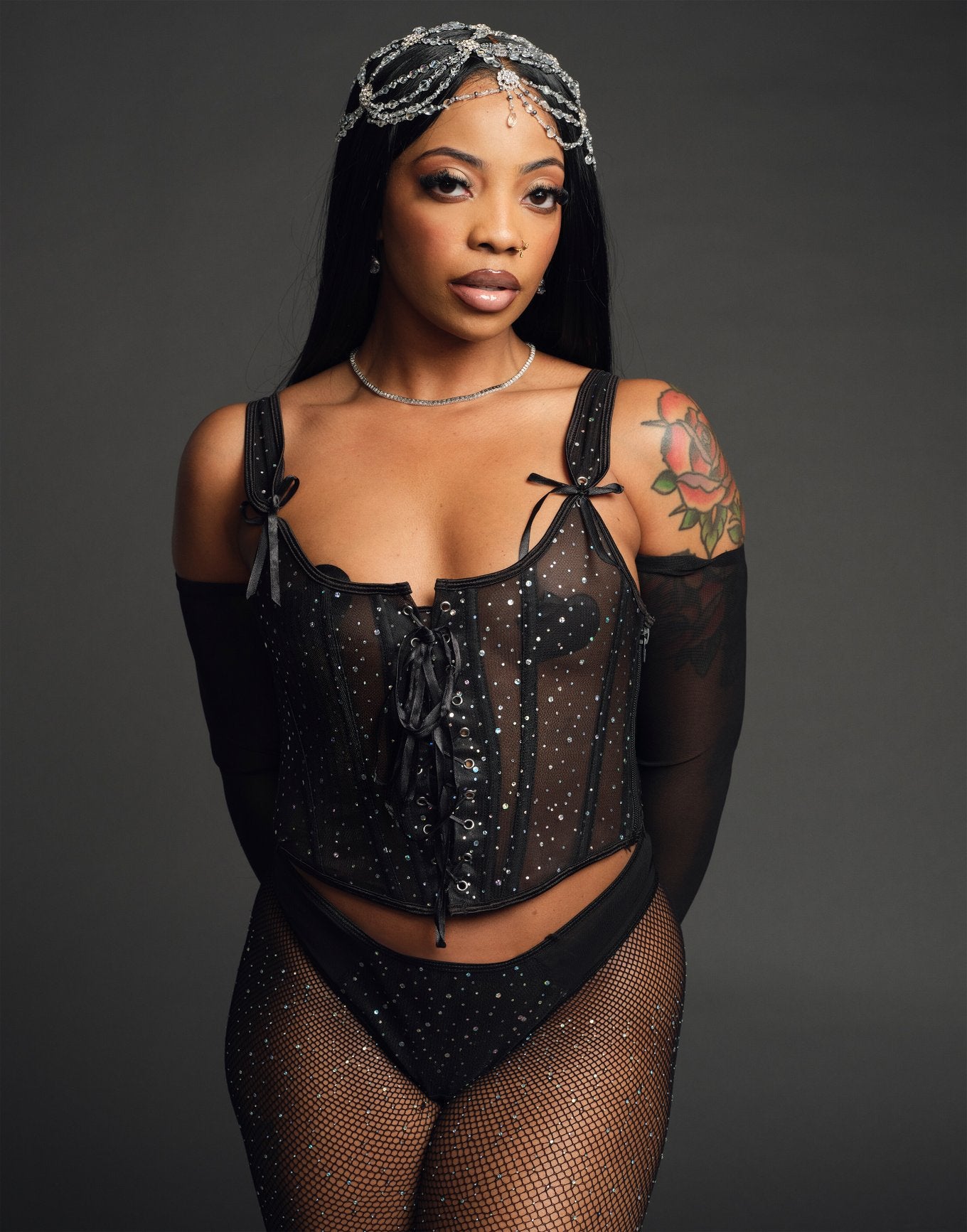 Diamond Unlined Black