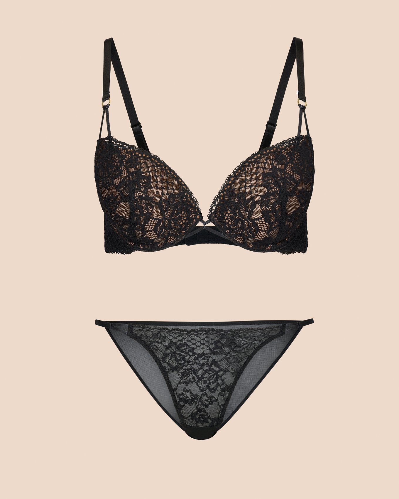Josie Push Up Black