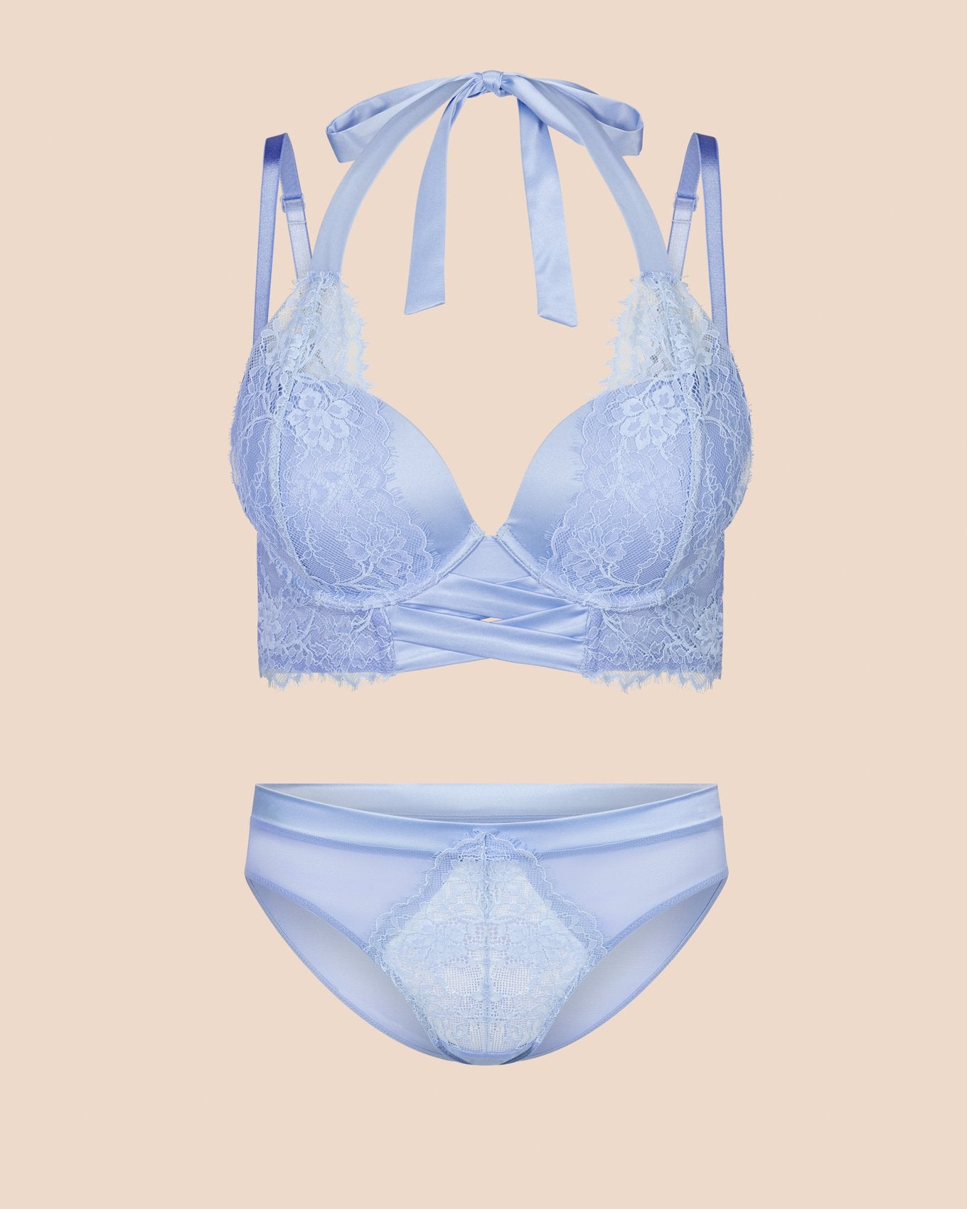 Kareena Push Up Blue