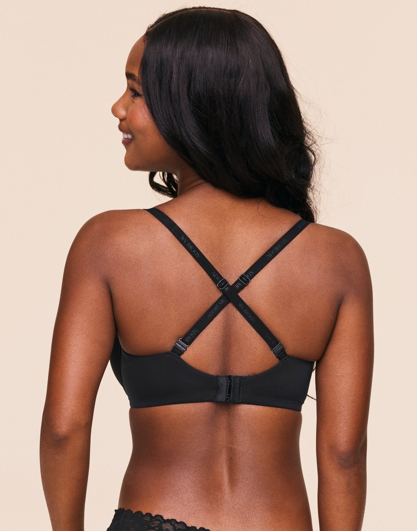 Natalya Push Up Black
