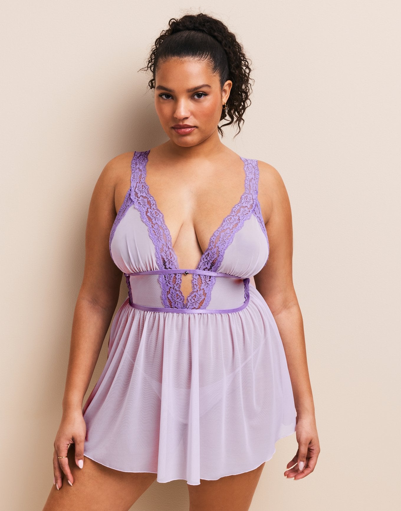 Adalee Unlined Purple