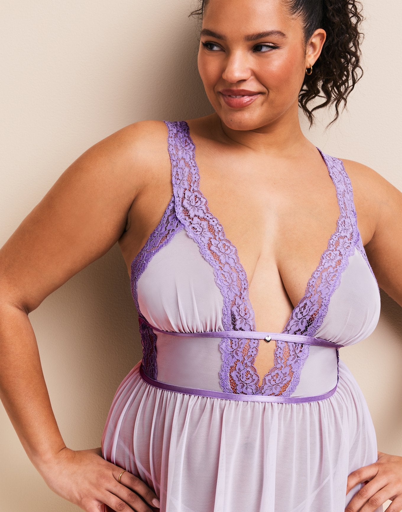 Adalee Unlined Purple