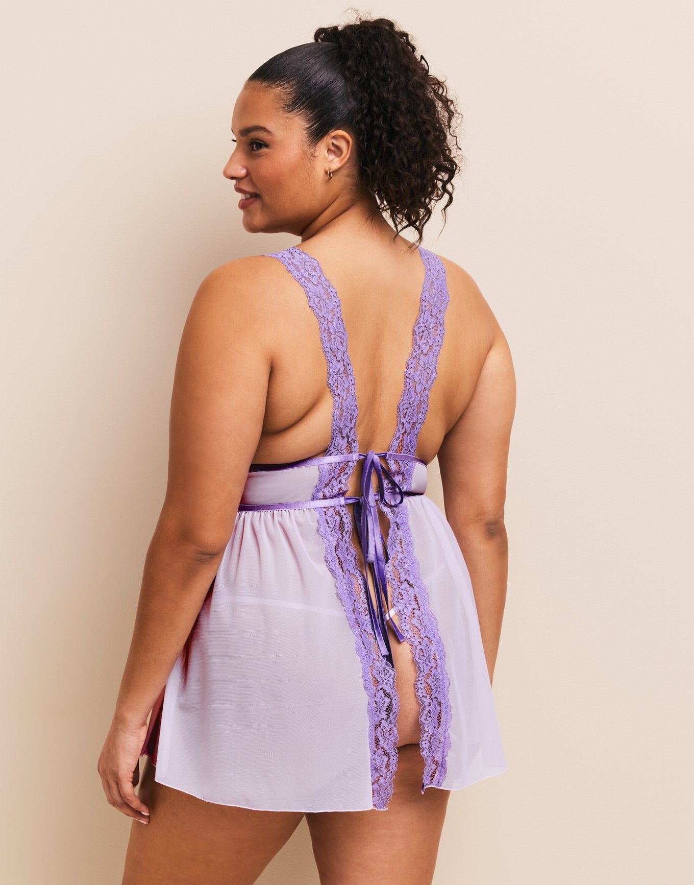 Adalee Unlined Purple