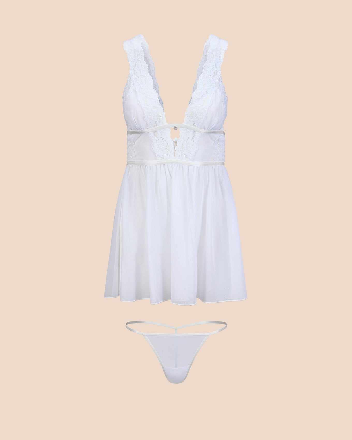 Adalee Unlined White