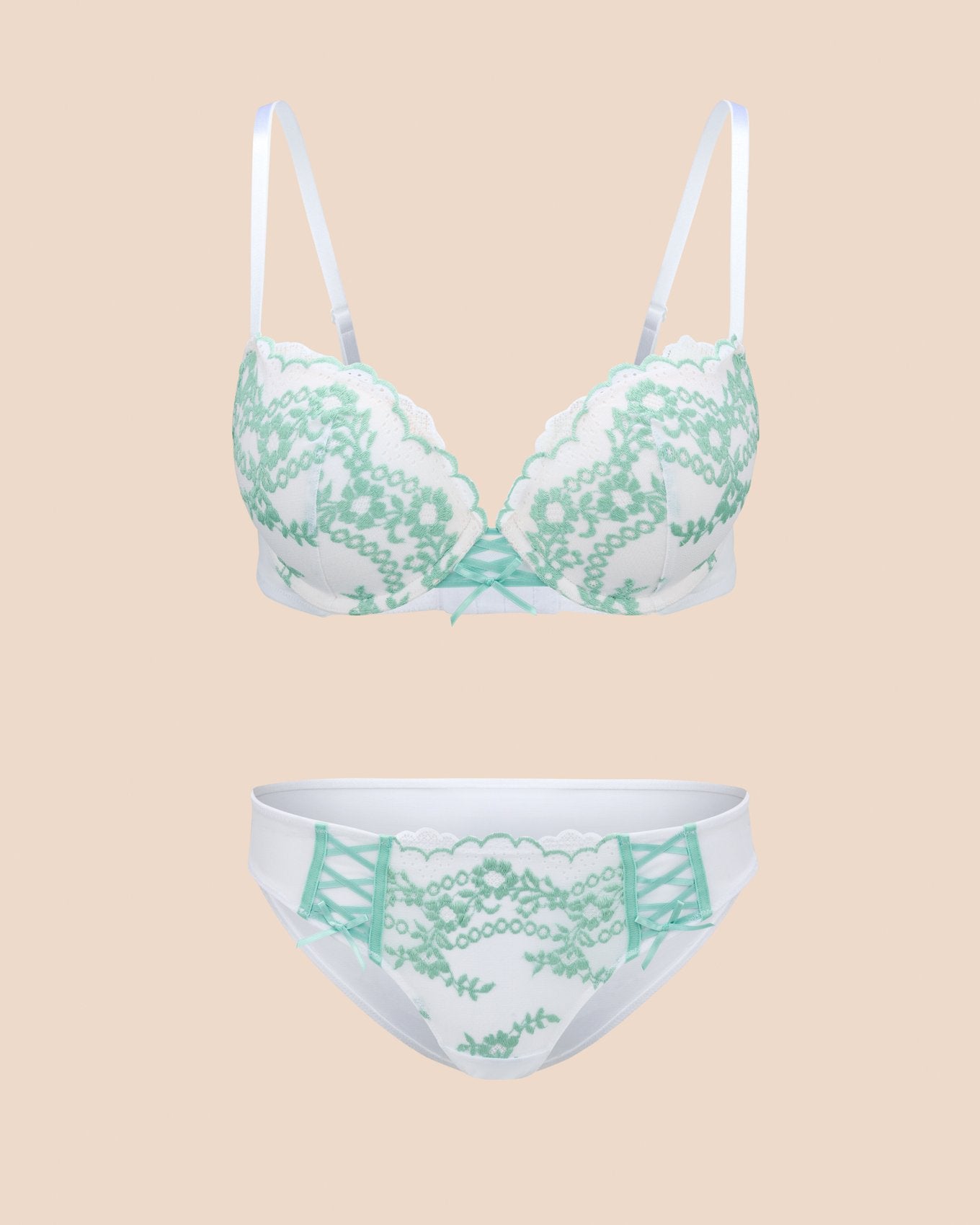 Sydnie Push Up White