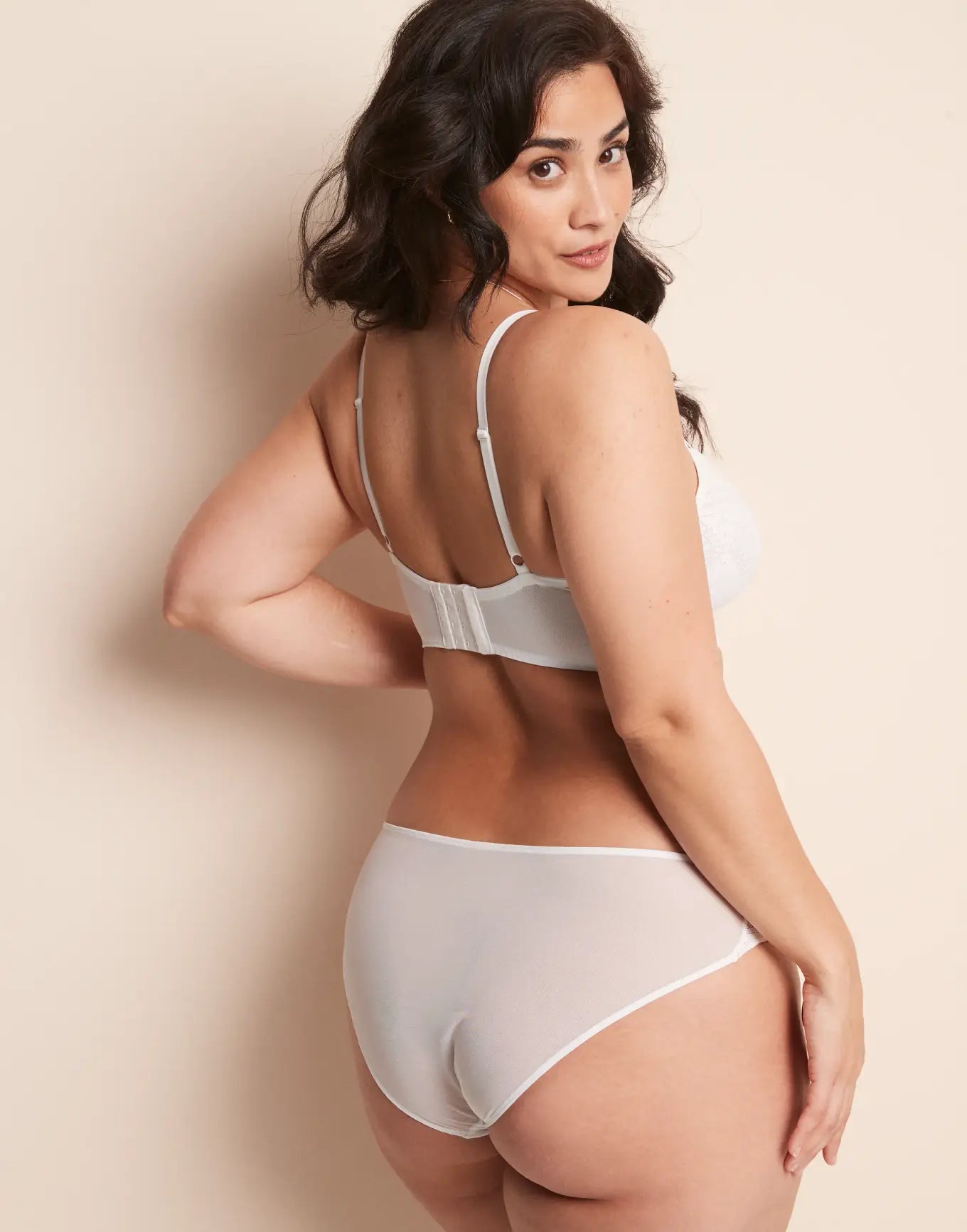 Zooey Unlined White
