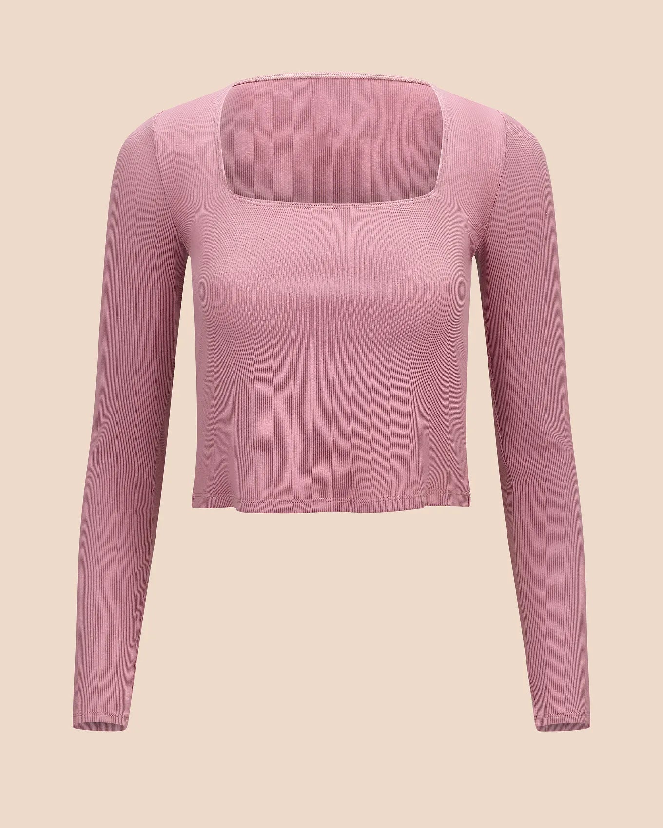 Rib Long Sleeve Purple