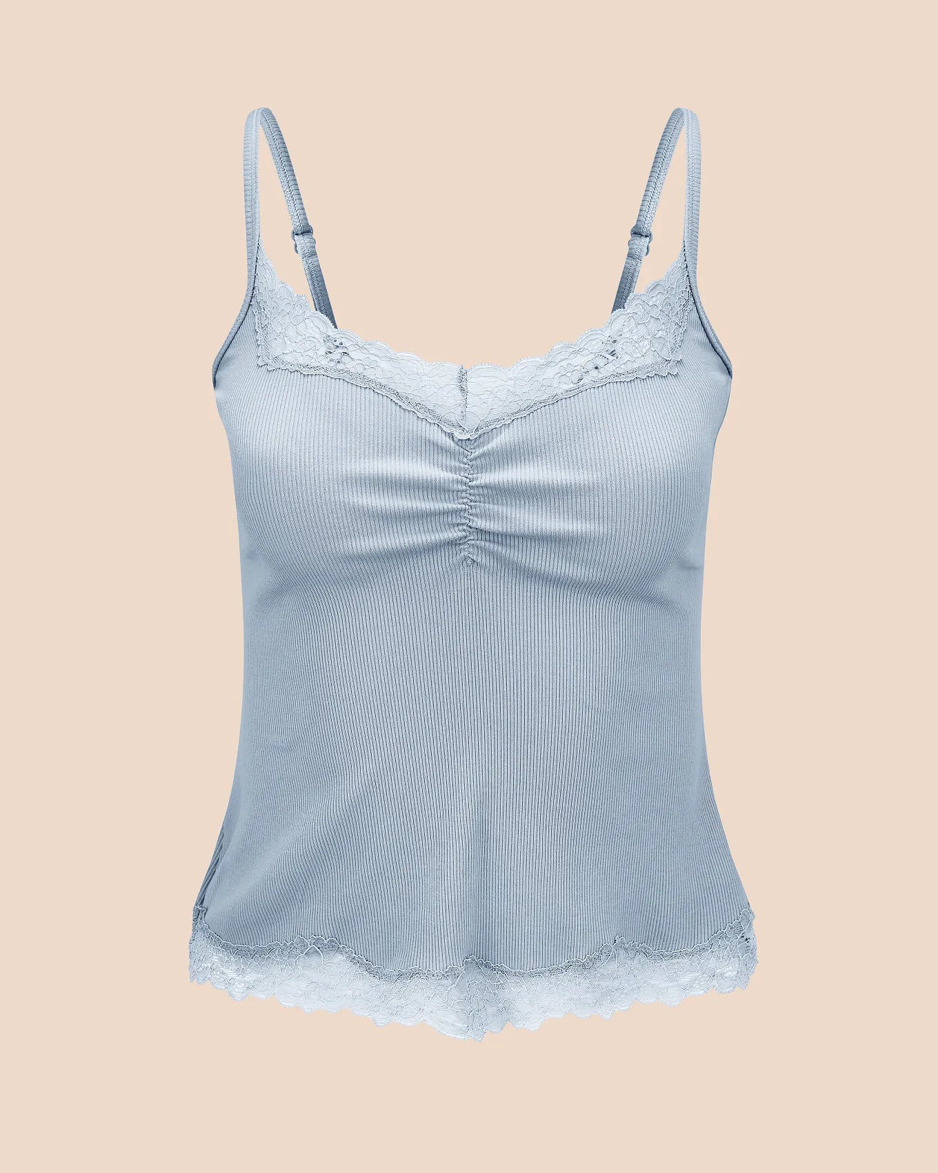 Rib Cami Blue