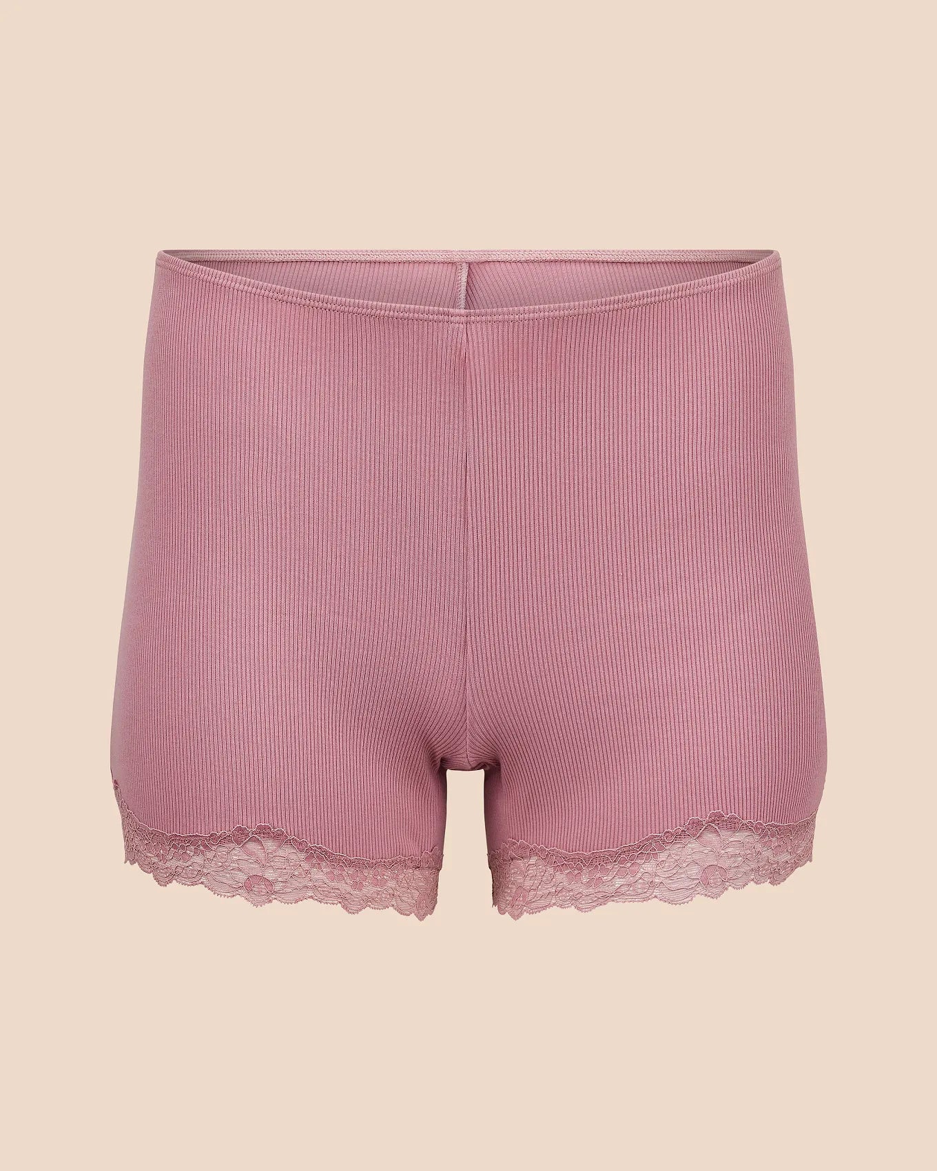 Rib Biker Short Purple