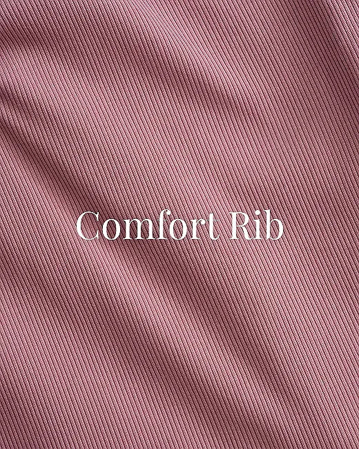 Rib Romper Purple