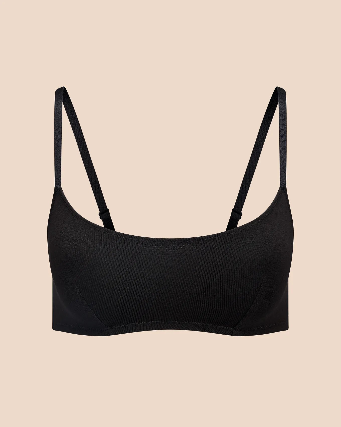 Jersey Wireless Scoop Unlined Black