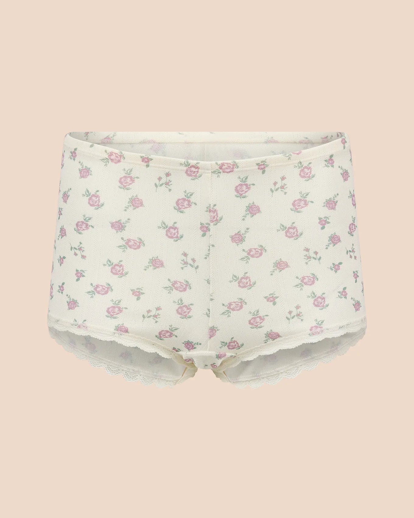 Pointelle Short Print