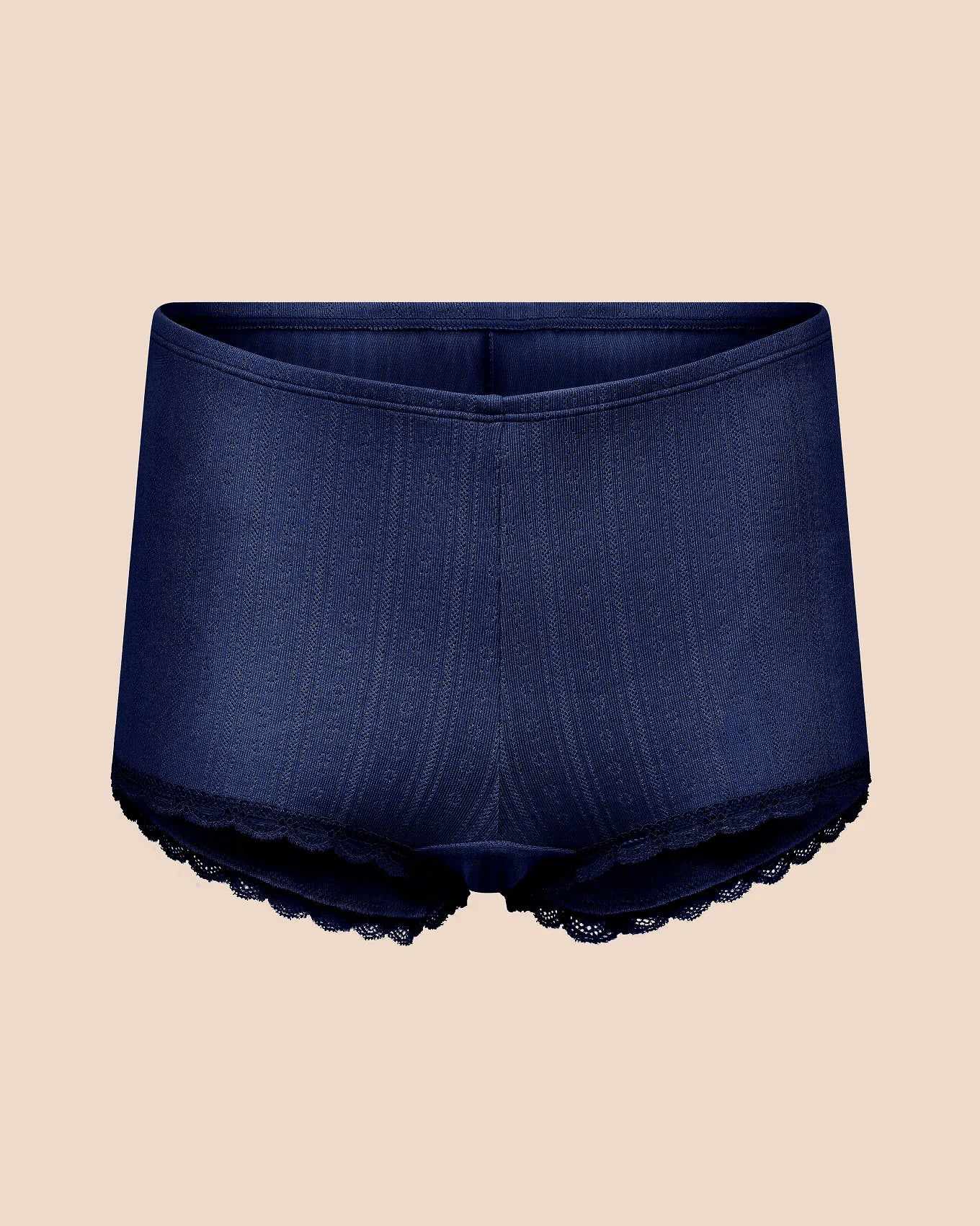 Pointelle Short Blue