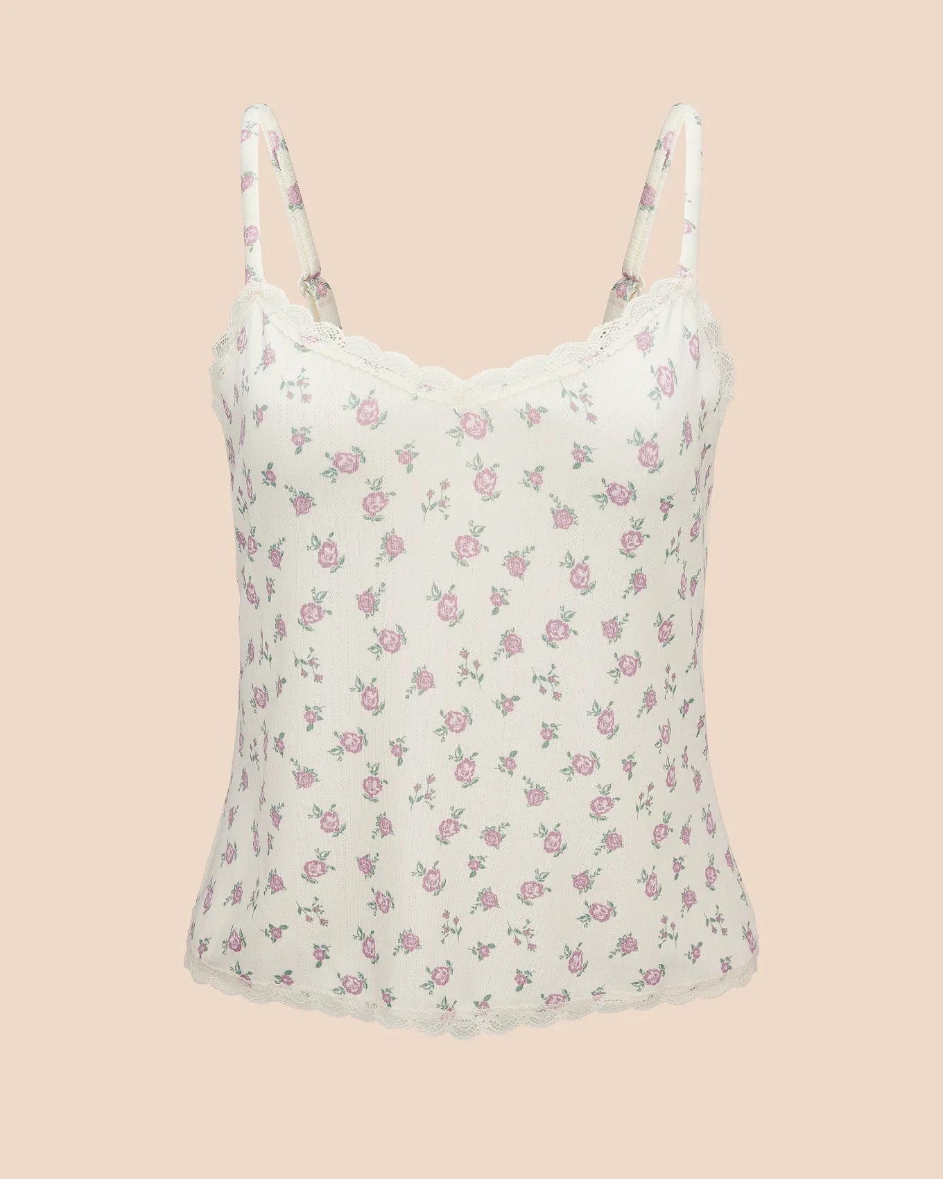 Pointelle Cami Print