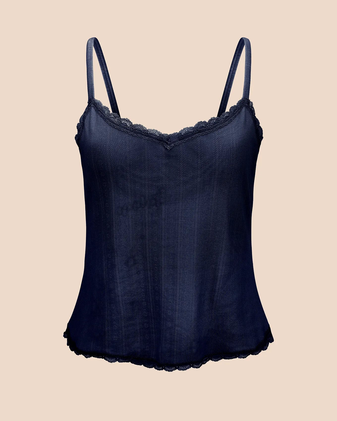 Pointelle Cami Blue