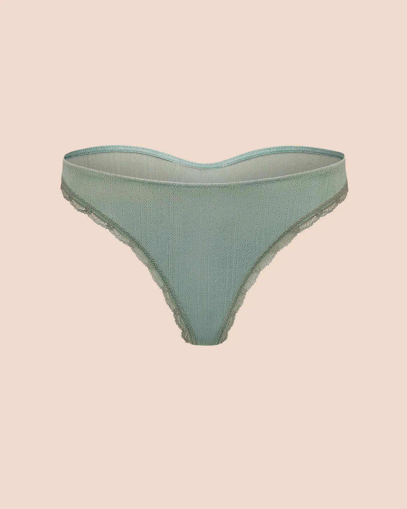 Pointelle Green