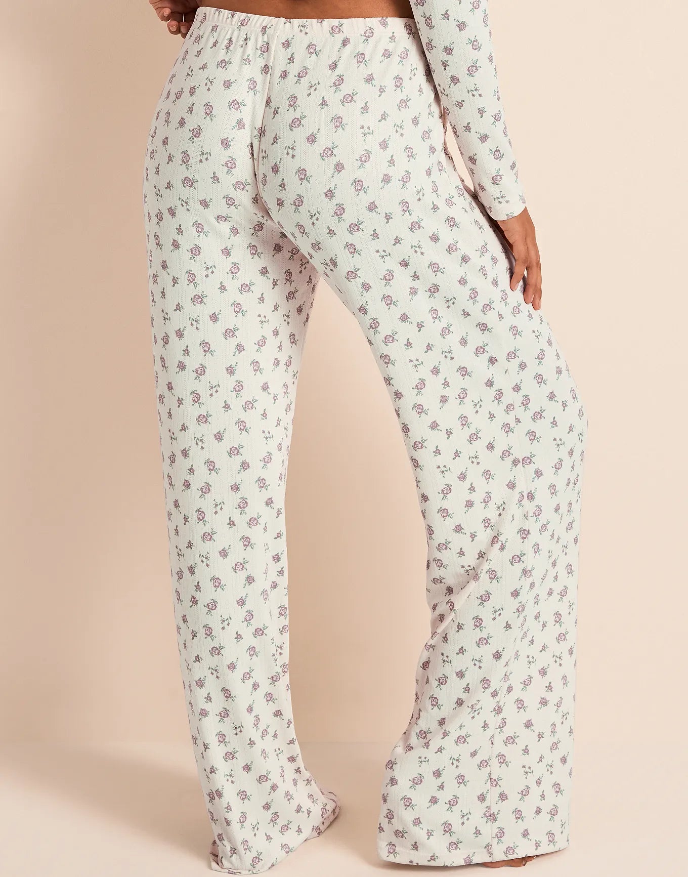 Pointelle Pant Print