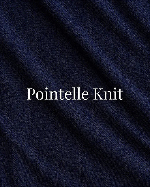 Pointelle Long Sleeve Blue