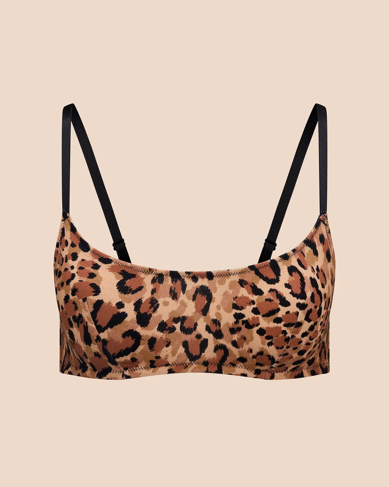 Jersey Wireless Scoop Unlined Print