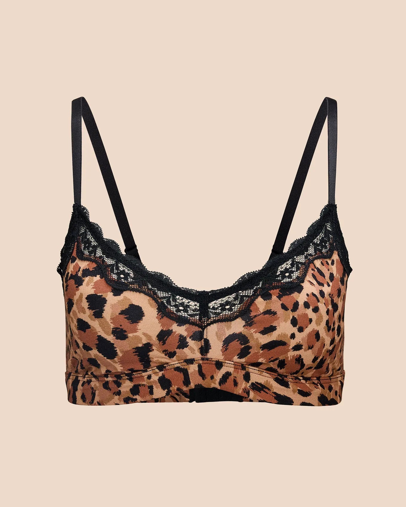 Jersey Wireless Triangle Unlined Print