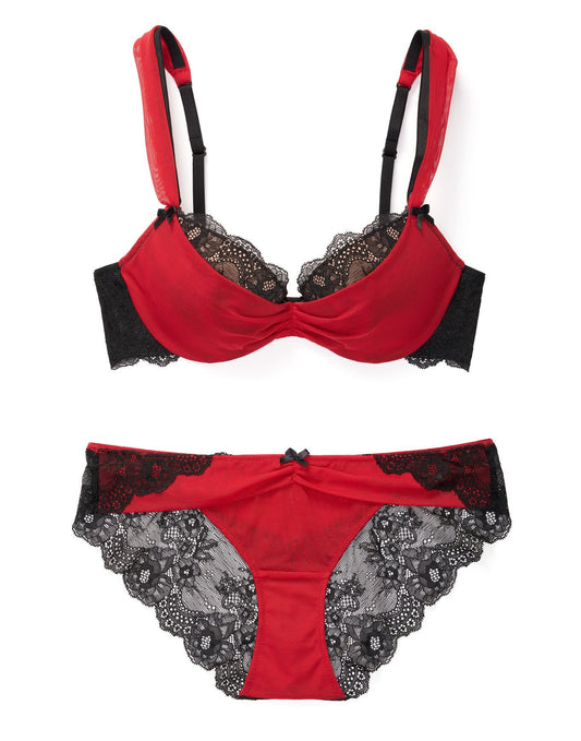 Clairabelle Push Up Red