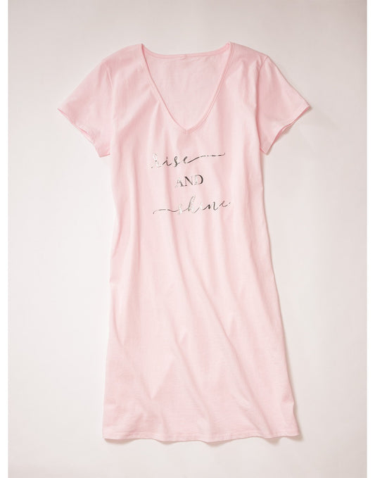 Rise and Shine Sleepshirt Pink
