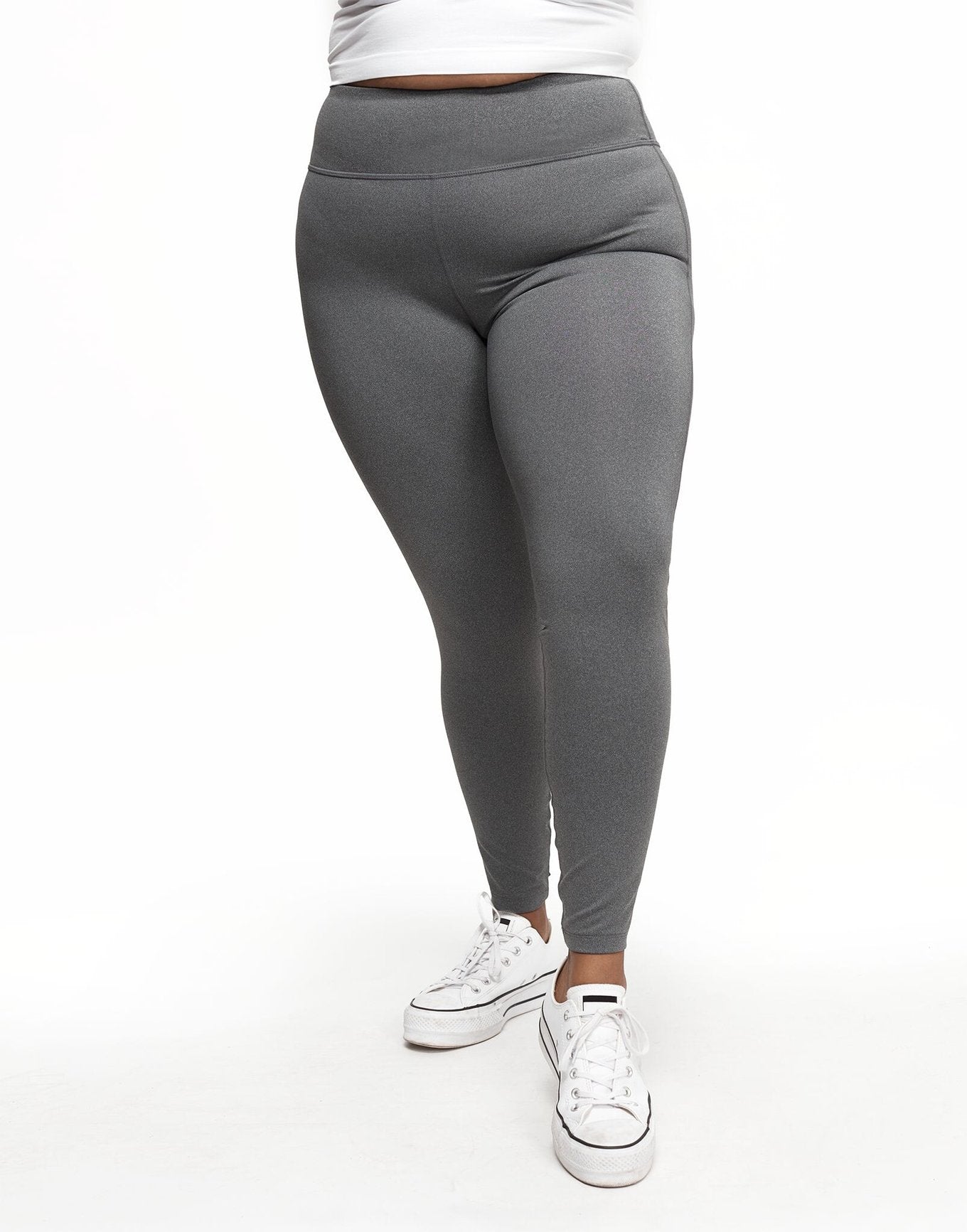 Haley Heathered Legging Gray