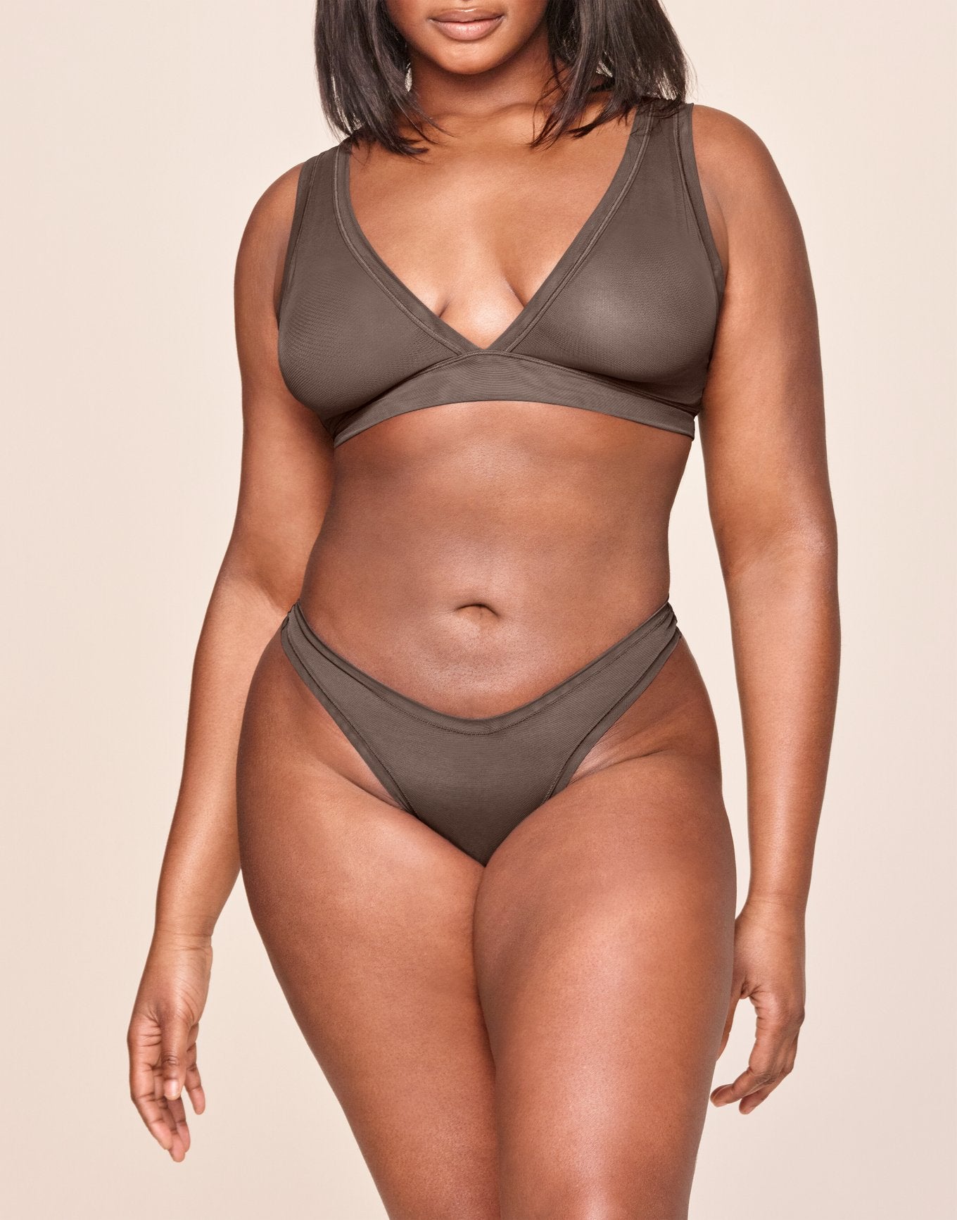 Viktoria Unlined Brown