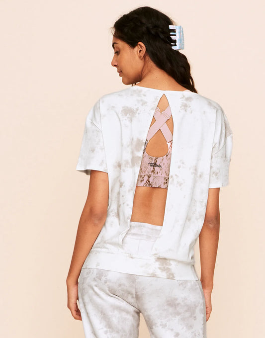 Juniper Open Back Slouch Top Print