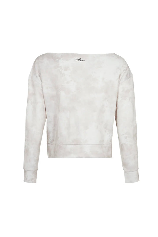 Reese Boat Neck Sweater Print