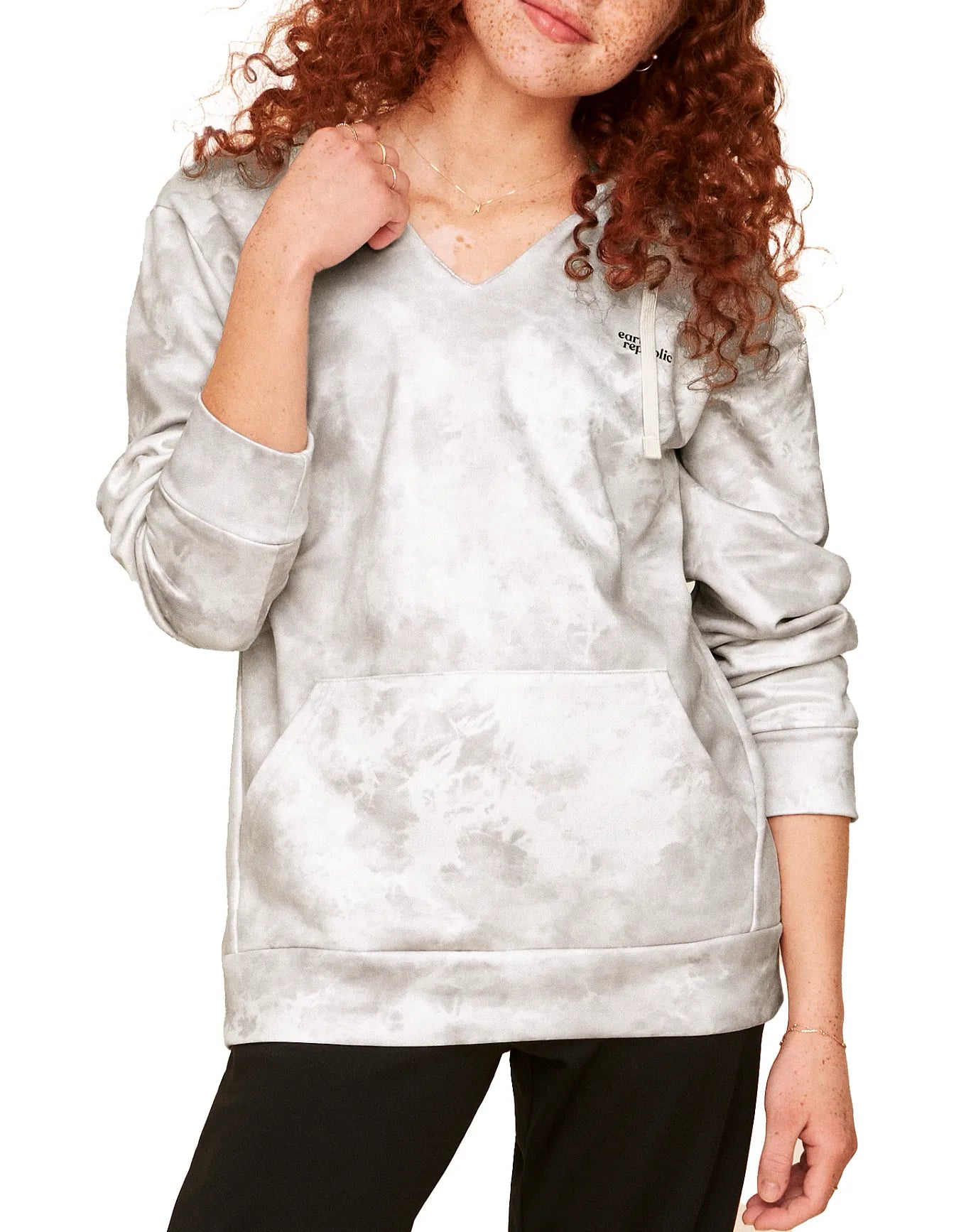 Faye Hooded Pullover Print