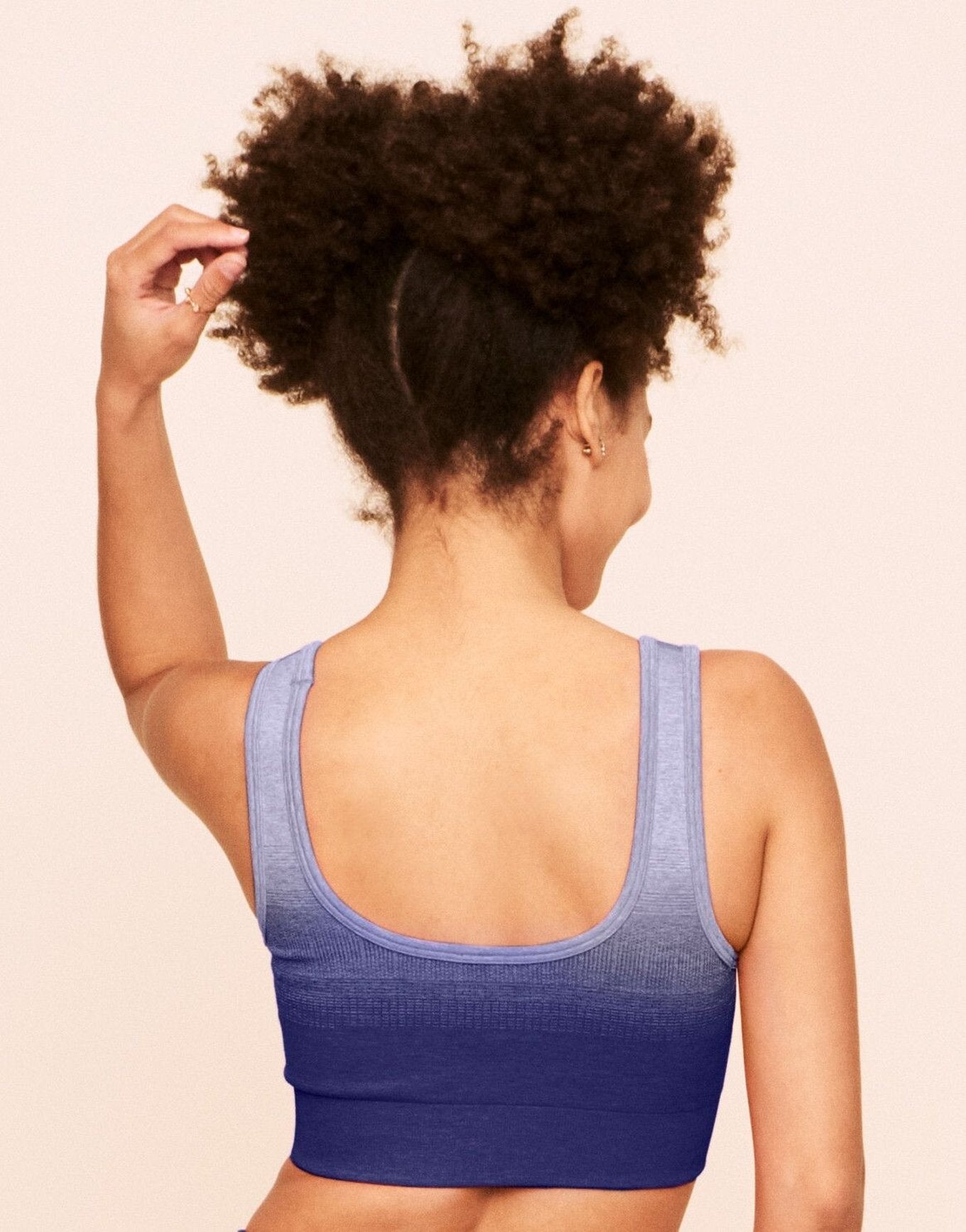 Maeve Ombre Sports Bra Contour Blue