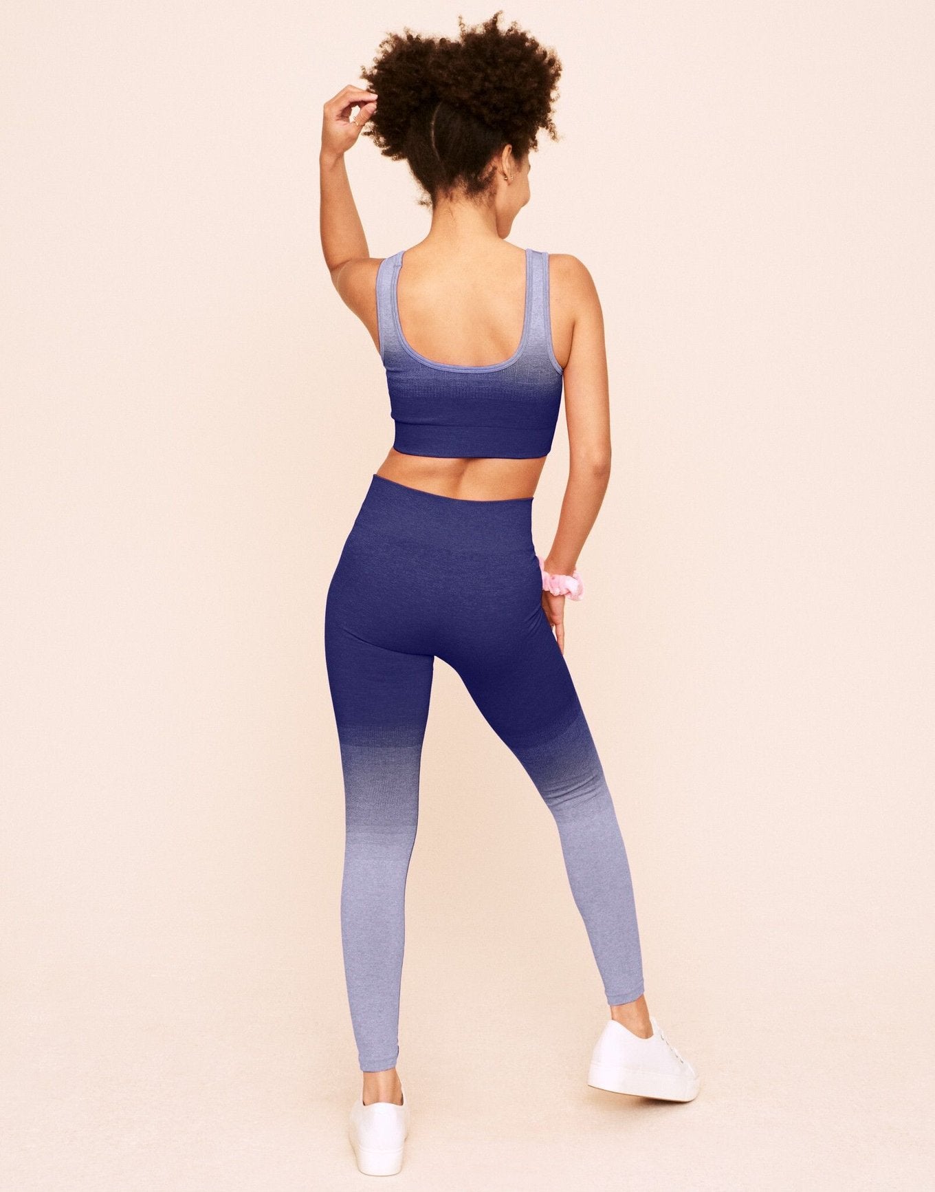 Maeve Ombre Sports Bra Contour Blue