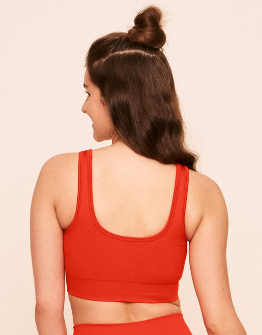 Maeve Ombre Sports Bra Contour Red