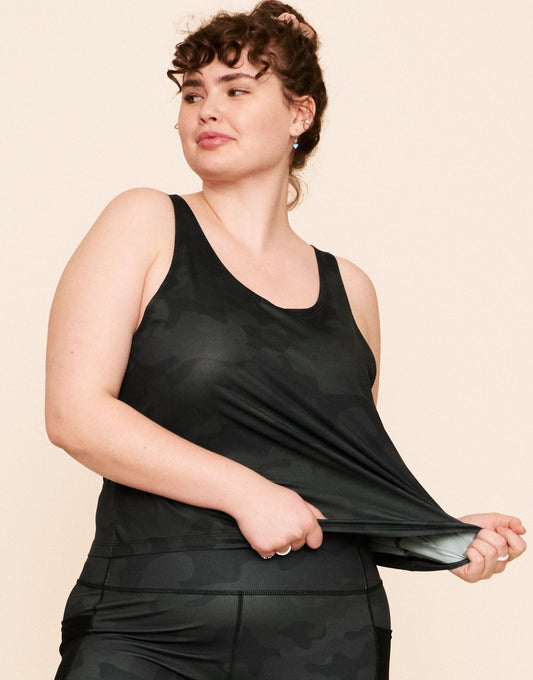 Micah Cropped Tank Print