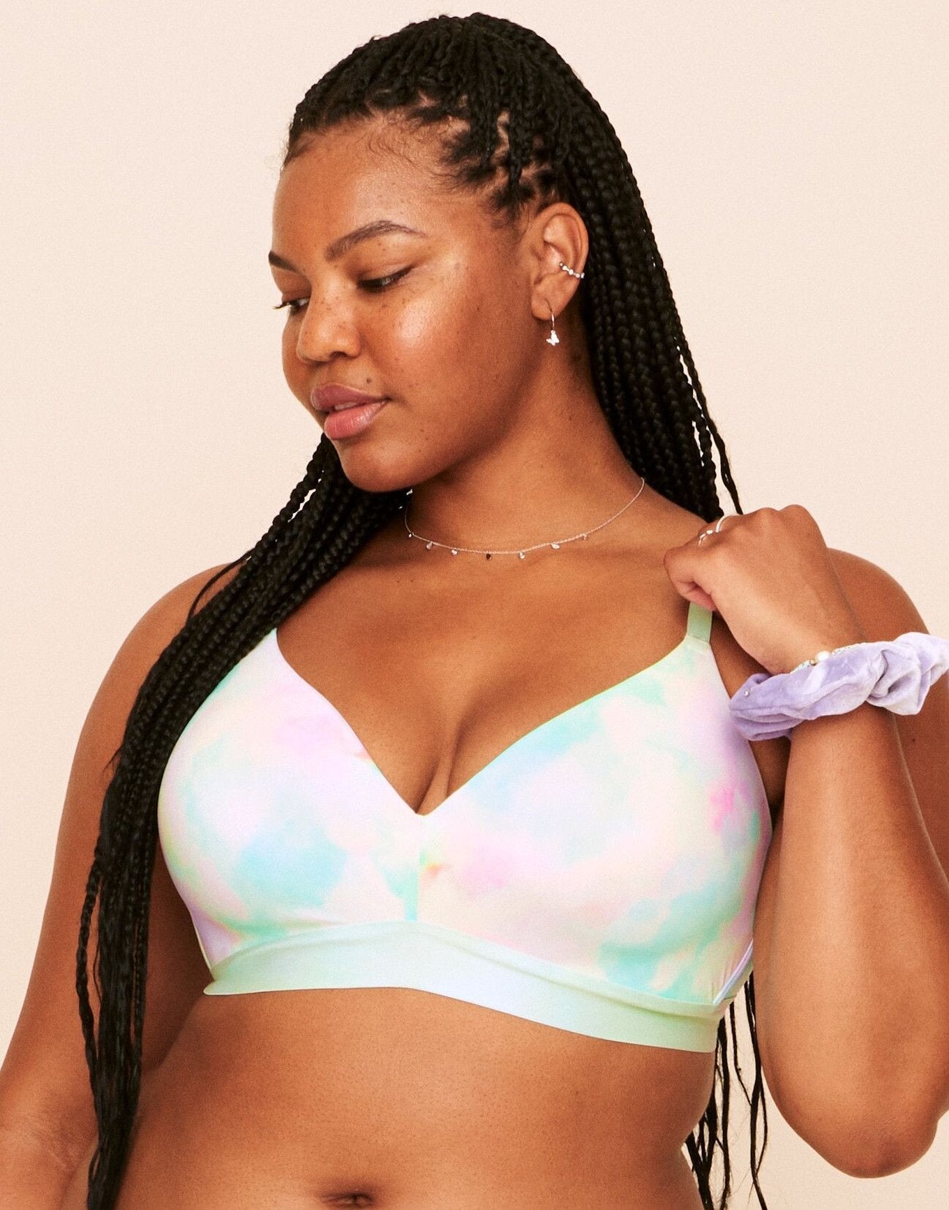 Makenna Lightly Lined Wireless Bra Lined Print