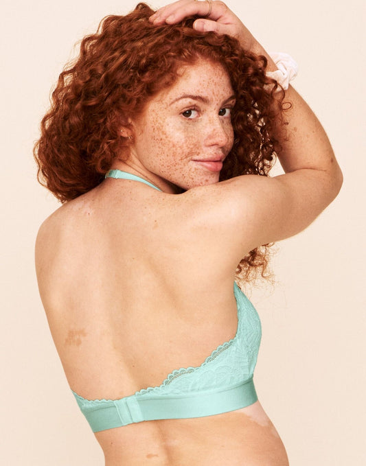 Rylan Halter Bralette Lined Green