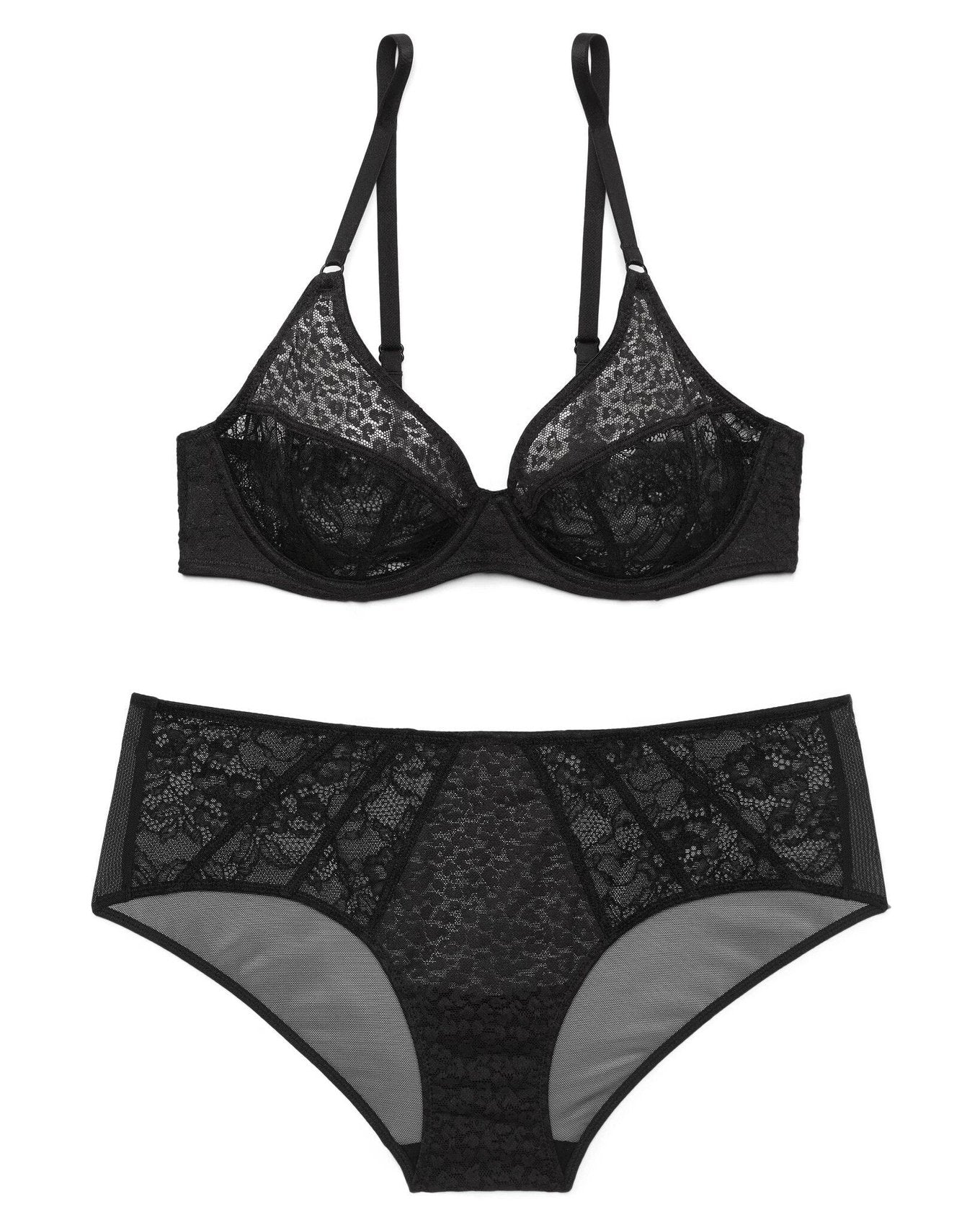 Roxana Unlined Black