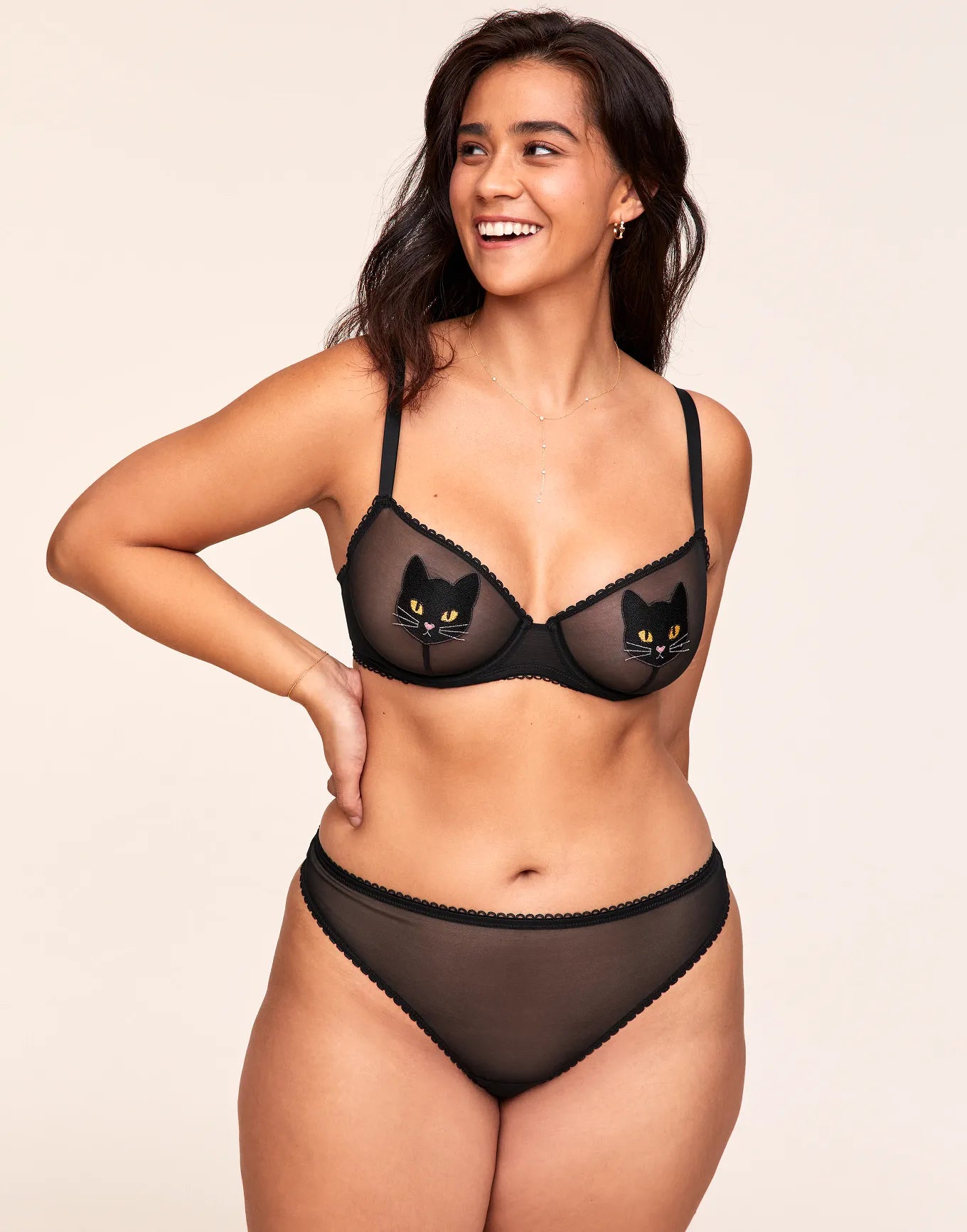 Alyshia Unlined Black